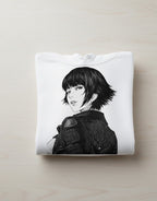 Rebel Threads: “Neo Noir” Anime Art Hoodie