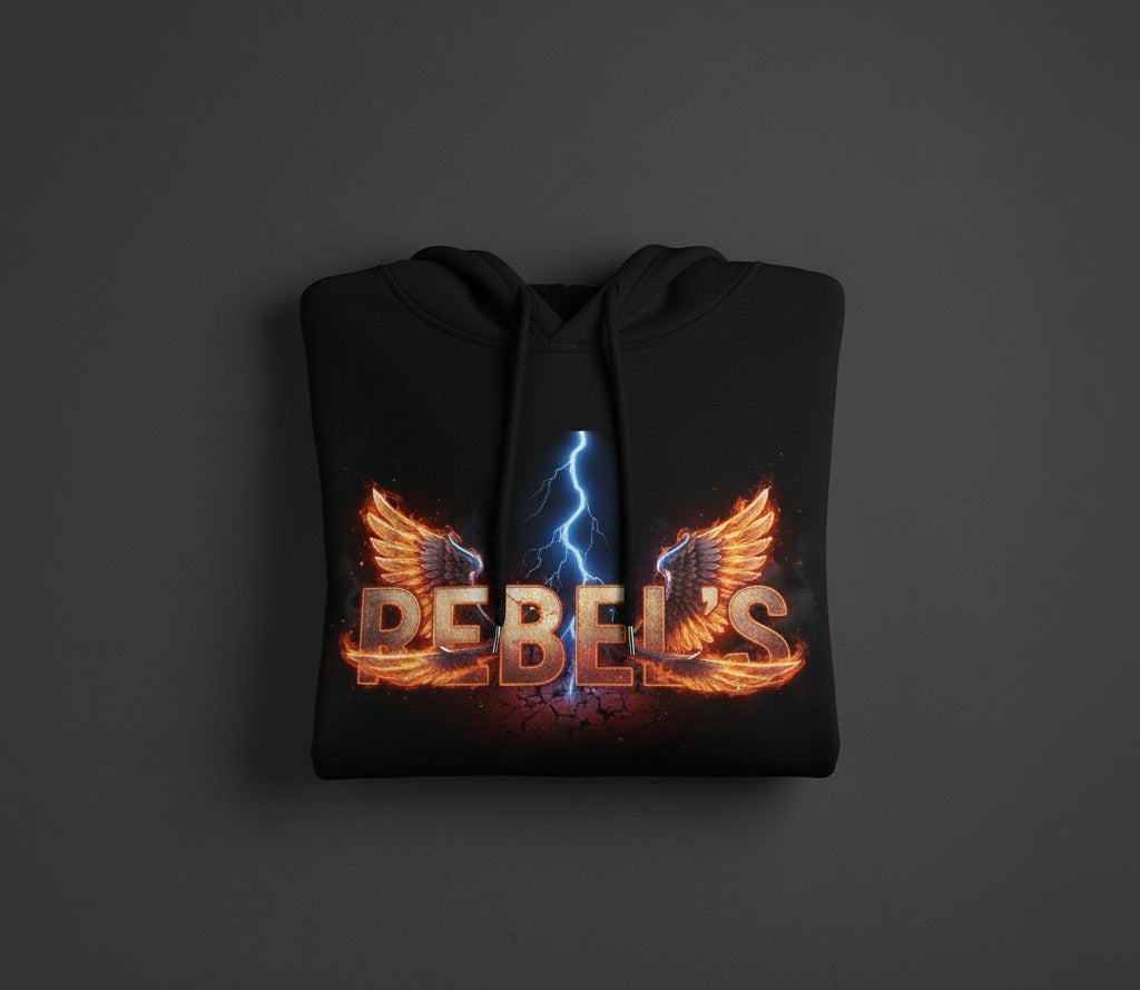 Rebel Threads Wings of Fire Lightning Hoodie