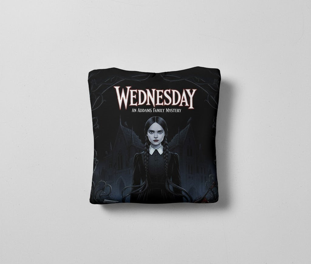 Rebel Threads Wednesday Vibes Gothic Graphic Hoodie